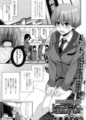 【エロ漫画】父親が一代で成り上がりお嬢様学校で所作を学ぶことになった巨乳JKが、ペット愛好会の見学に行ったら性奴隷のペットたちと戯れるお嬢様たちがいて処女なのにいきなり乱交デビューしたったｗｗｗ